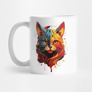 Orange cat art Mug